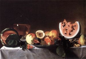 Still-Life with Fruit and a Carafe of White Wine