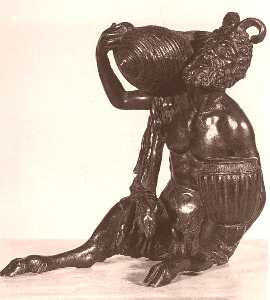 Satyr with an Amphora and Shell