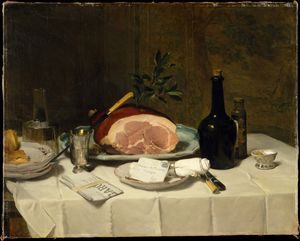 Still Life with Ham (1870s)