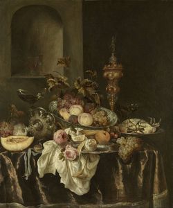 Still life (1640) (126 x 106) (Amsterdam, The State Museum)