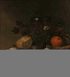  仍 life ( 1640 ) ( 57 x 52 . 5 ) ( 阿姆斯特丹 , 状态 博物馆 )