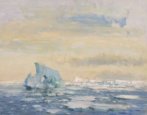 Eisschollen in der Antarktis (1957)