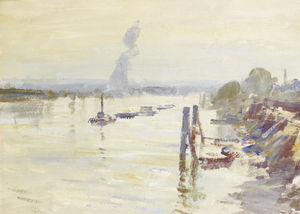 Barges Thames