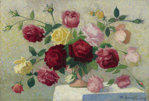 Blumenstrauß aus Rosen, (1922)