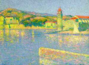 View of the Port of Collioure from the Point of Saint-Vincent, (1928)