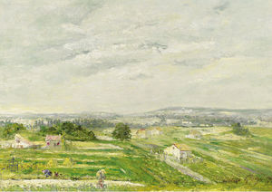 Landscape on the Southwest of France, (1900s)