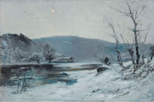 在卢瓦尔河，冬季，（1893年）