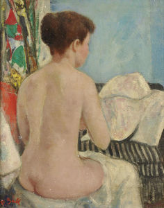 Eugenie Nude from Back, Studio at Villa Brume, - (8b)