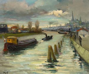 The Seine at Rouen, (1950)