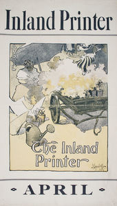 「インランドプリンタ。 4月 、（43×24 CM）（1897）