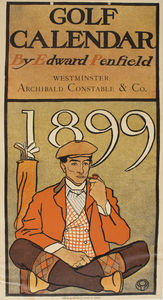 「ゴルフカレンダー」、（45×24 CM）（1899）