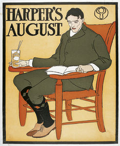 「ハーパーさん。 8月 、（32×26 CM）（1898）