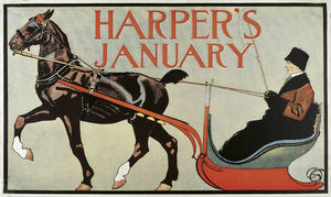 「ハーパーさん。 1月 、（29 X 49 CM）（1899）