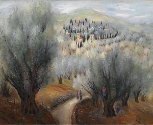 Landscape in the Galilee, (1940s)