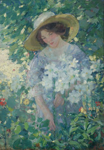 Gathering flowers, (1911)