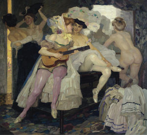 Behind the Scenes, (1905)