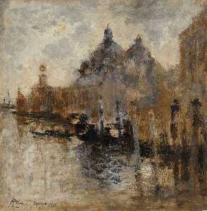 View of Salute in Venice, (1908)