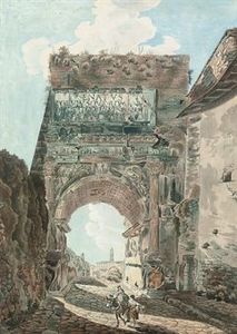 The arch of titus, rome