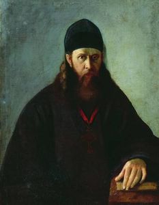 Retrato de un sacerdote PV Udintsev