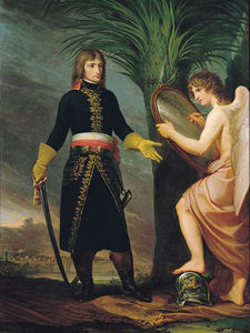 Il generale Bonaparte e il genio della Vittoria, peinture d Andrea Appiani (1796)