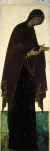 升天大教堂弗拉基米尔的圣像壁。处女。 （1408）