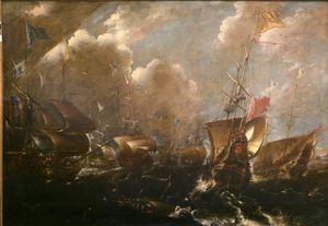 Naval Battle of Guetaria in (1638)