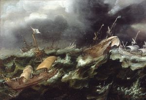 Navi in ​​Stormy Seas