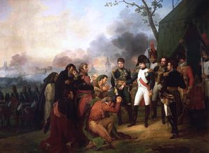 Napoleon at the gates of Madrid in (1810)