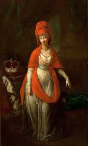 Portrait of Anna Dorothea von Medem, duchess of Courland.