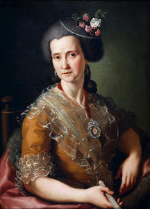 Ritratto di Manuela Tolosa y Abylio, moglie dell artista