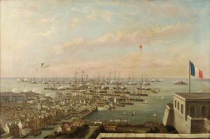 Königin Victorias Besuch in Cherbourg, 12. August (1858)