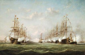 Lo Scià di Persia Esame della flotta