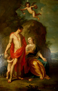 金星和阿多尼斯在阿塞拜疆国立艺术博物馆