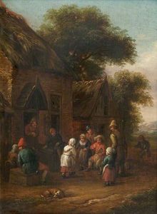 Peasants prima di un Cottage