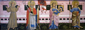 Francesco d Assisi, Herculan, Luca e Giacomo il Maggiore