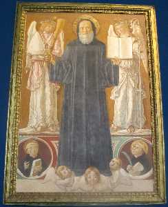 San Benedetto in Gloria con Angeli e Santi