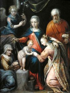 Mystical Marriage of Saint Catherine.