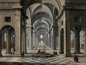 Интерьер церкви эпохи Возрождения