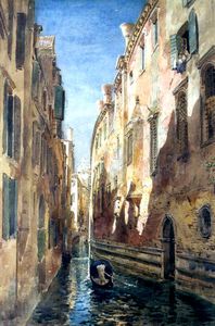 Canal scene, Venice