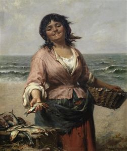 La ragazza pescatore