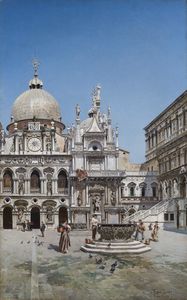 Courtyard of the Doge's Palace, Venice