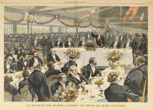 Alcaldes banquetes en París
