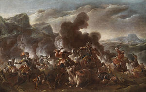 Battle scene from the Turkish Wars.