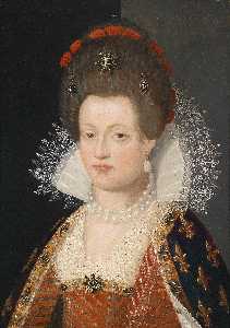 retrato de maria delaware Medici