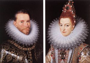Porträts von Erzherzog Albrecht und Erzherzogin Isabella