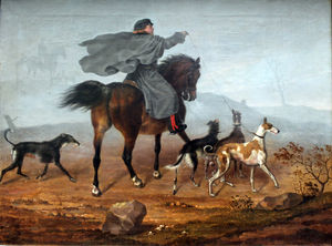 Equitazione fuori a Hunt