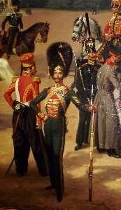 Russo Guardie a tsarskoye Selo nel ( 18321 )