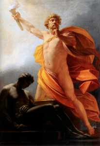 Prometheus Bringt Feuer für die menschheit