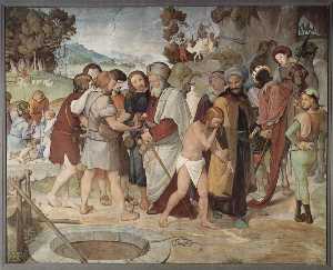 freskos der casa bartholdy in rom szene der verkauf von Joseph