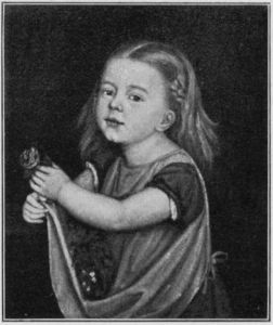 Portrait of the youngest daughter of the artist